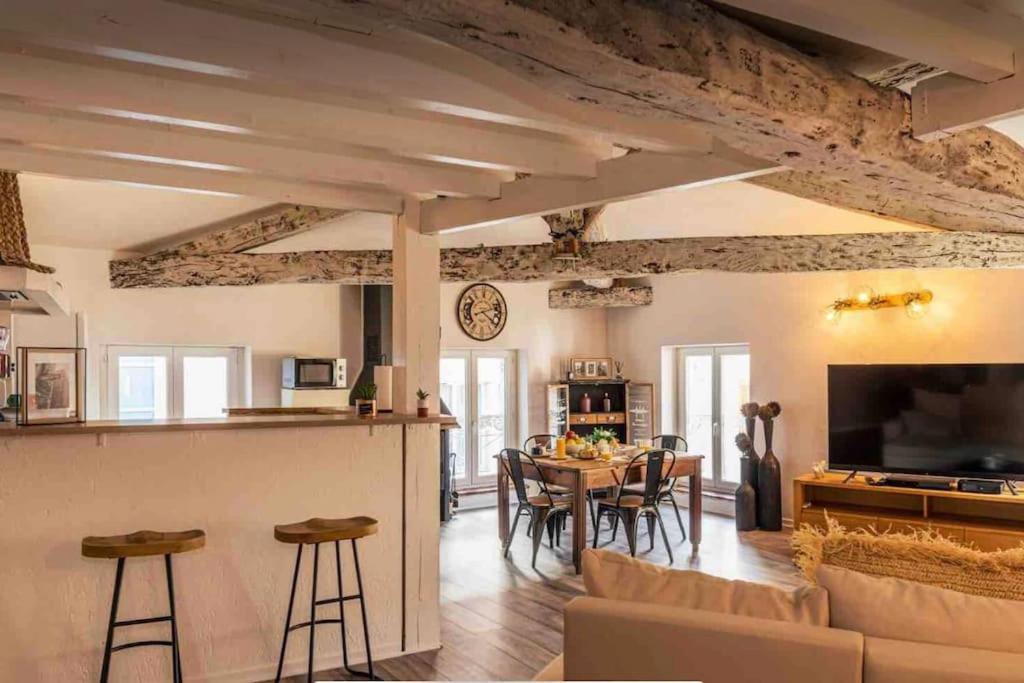 Appartement Cocooning, Climatise, Au Coeur D'Agen Zewnętrze zdjęcie
