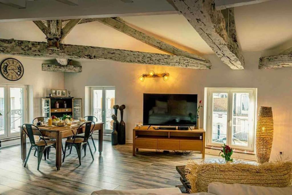 Appartement Cocooning, Climatise, Au Coeur D'Agen Zewnętrze zdjęcie
